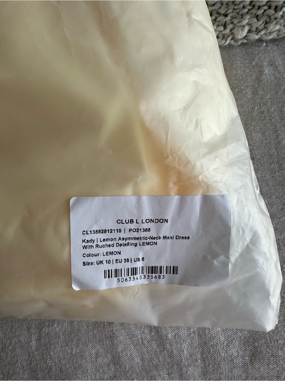 Club L London Kady Dress – Lemon Yellow | NWT | US Size 6 - Picture 11 of 11